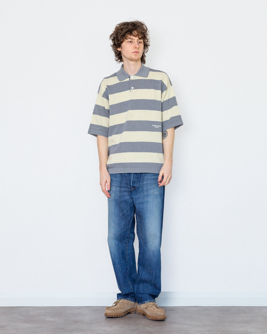 Polo Shirt - V0M93 Ivory Melange