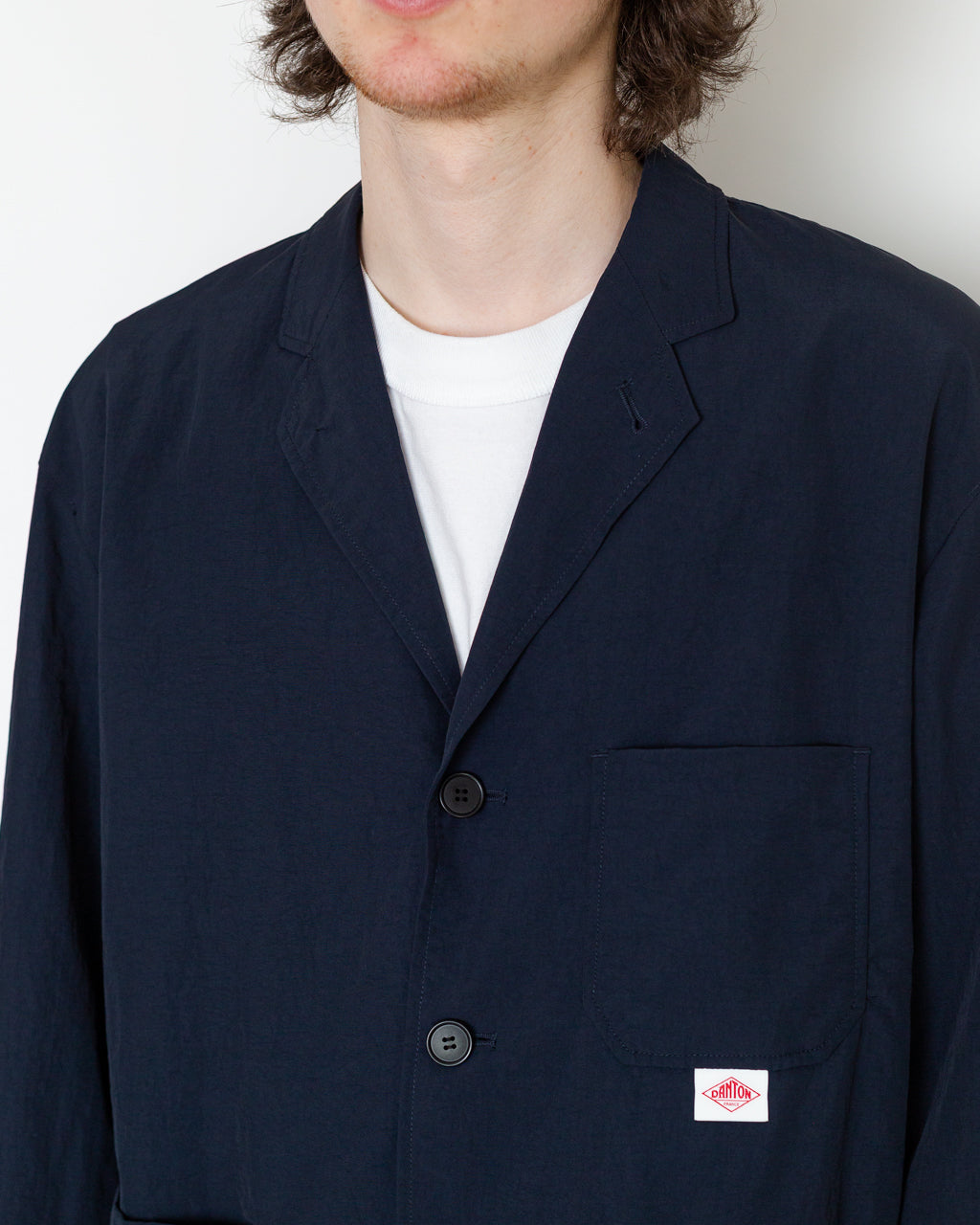 Lapel Jacket - Navy