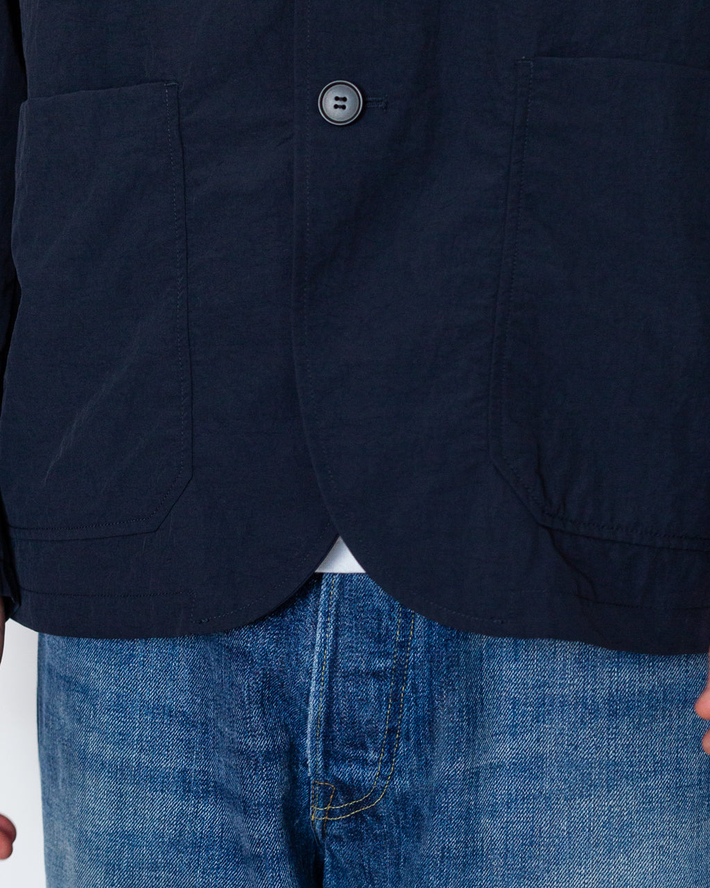 Lapel Jacket - Navy