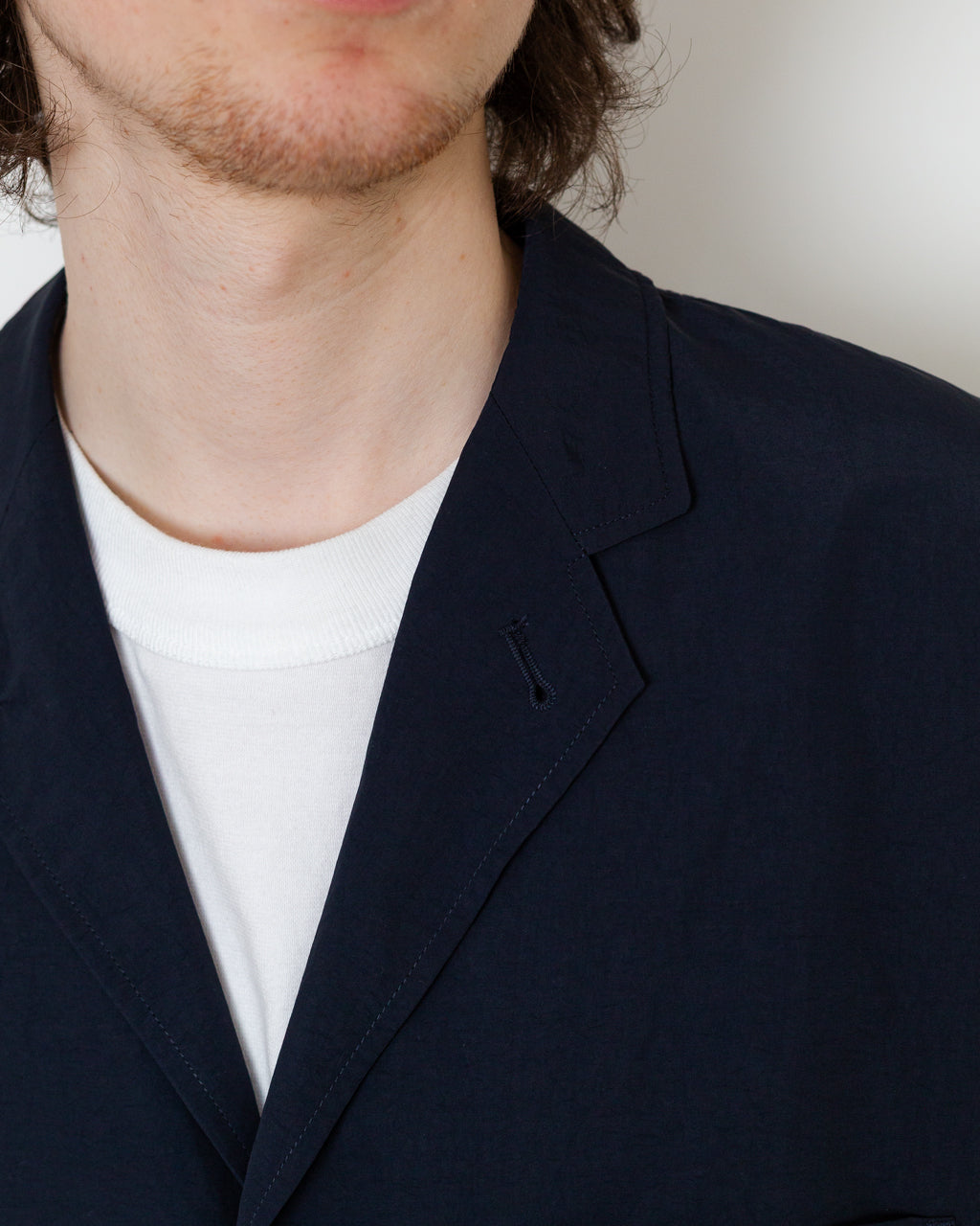 Lapel Jacket - Navy