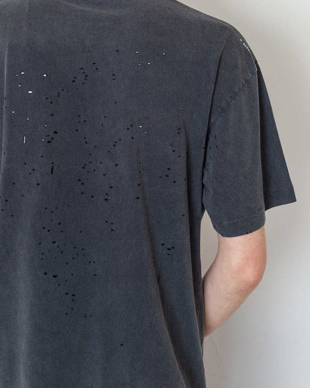 Eagle Moth-Tech T-Shirt - Aged Black