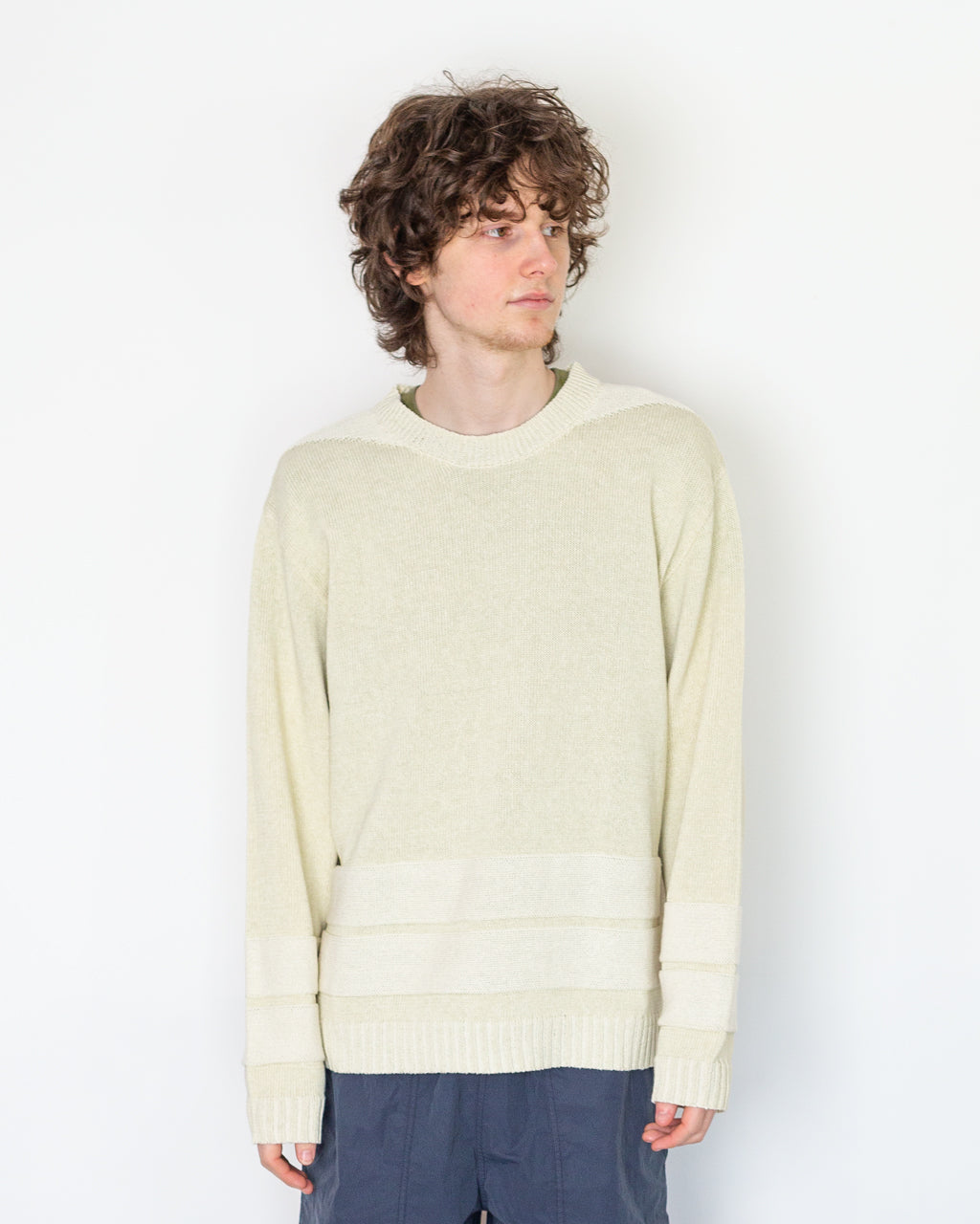 Crew Neck - V0M93 Ivory
