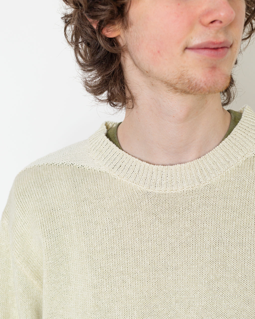 Crew Neck - V0M93 Ivory