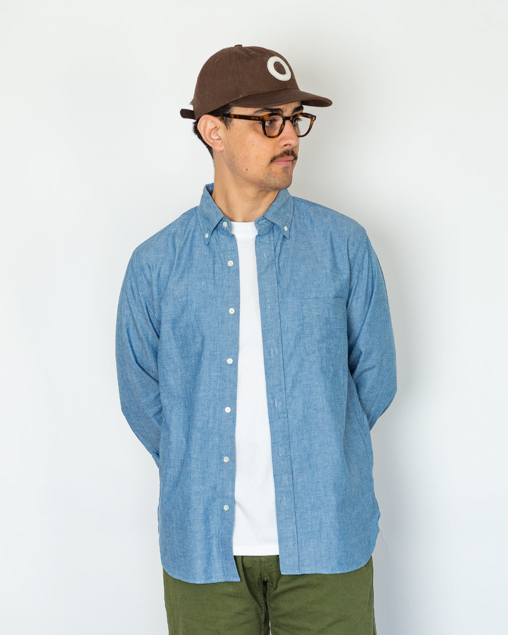 Chambray Shirt - Sax