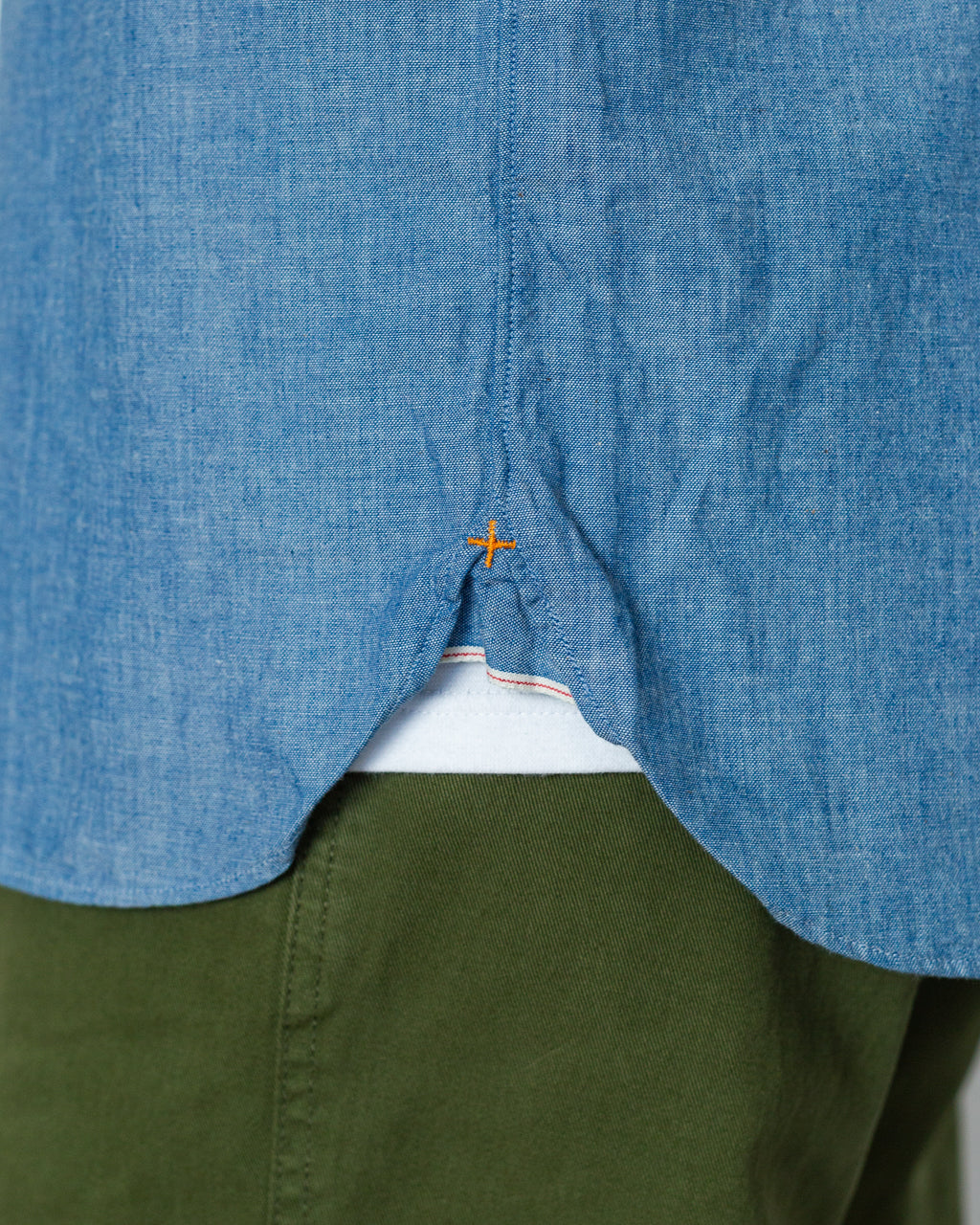 Chambray Shirt - Sax