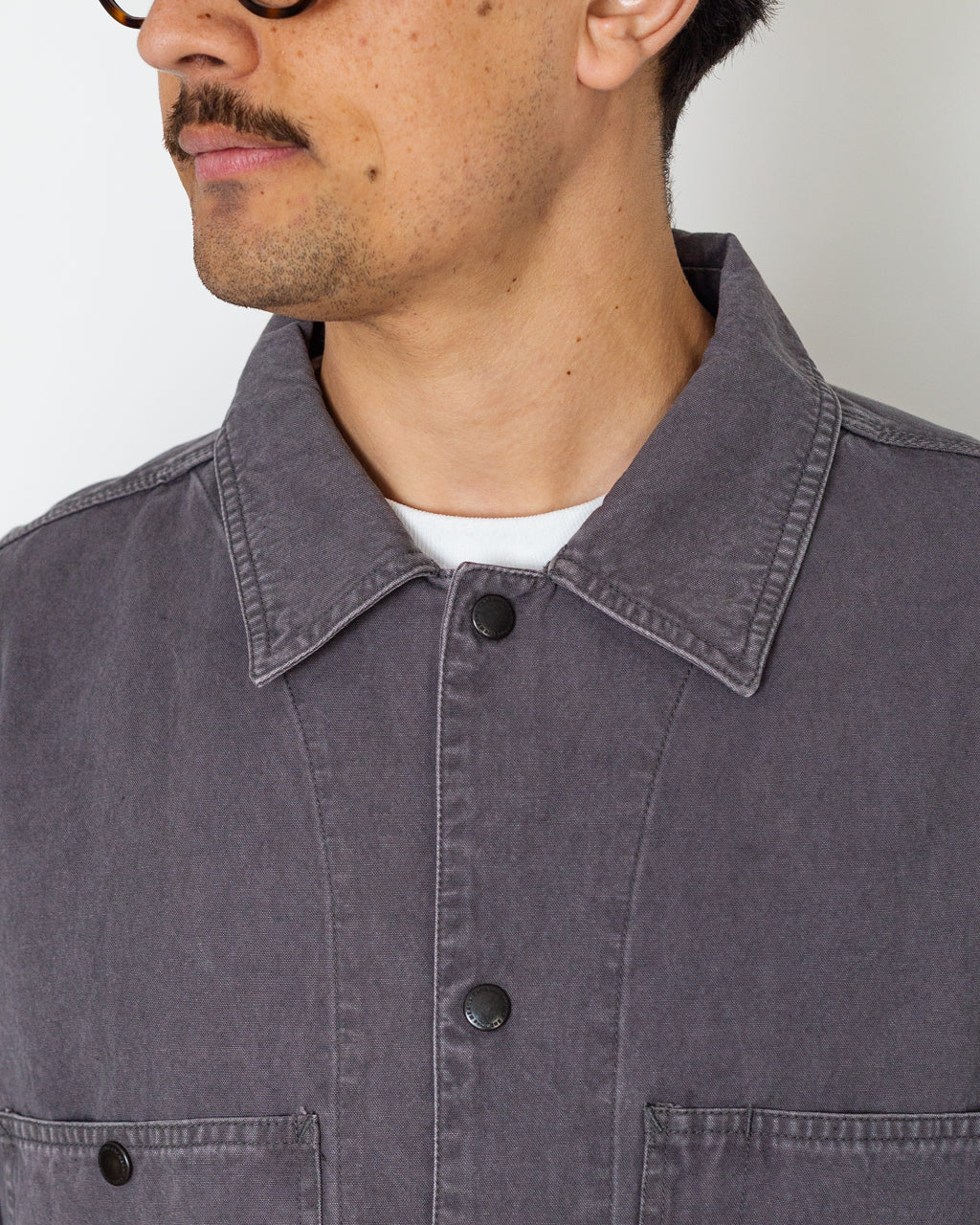 Coverall Jacket - Grey Purple