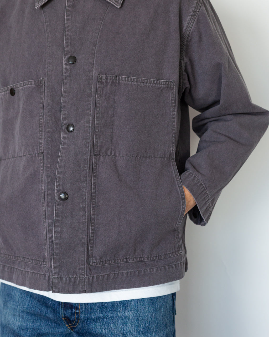 Coverall Jacket - Grey Purple