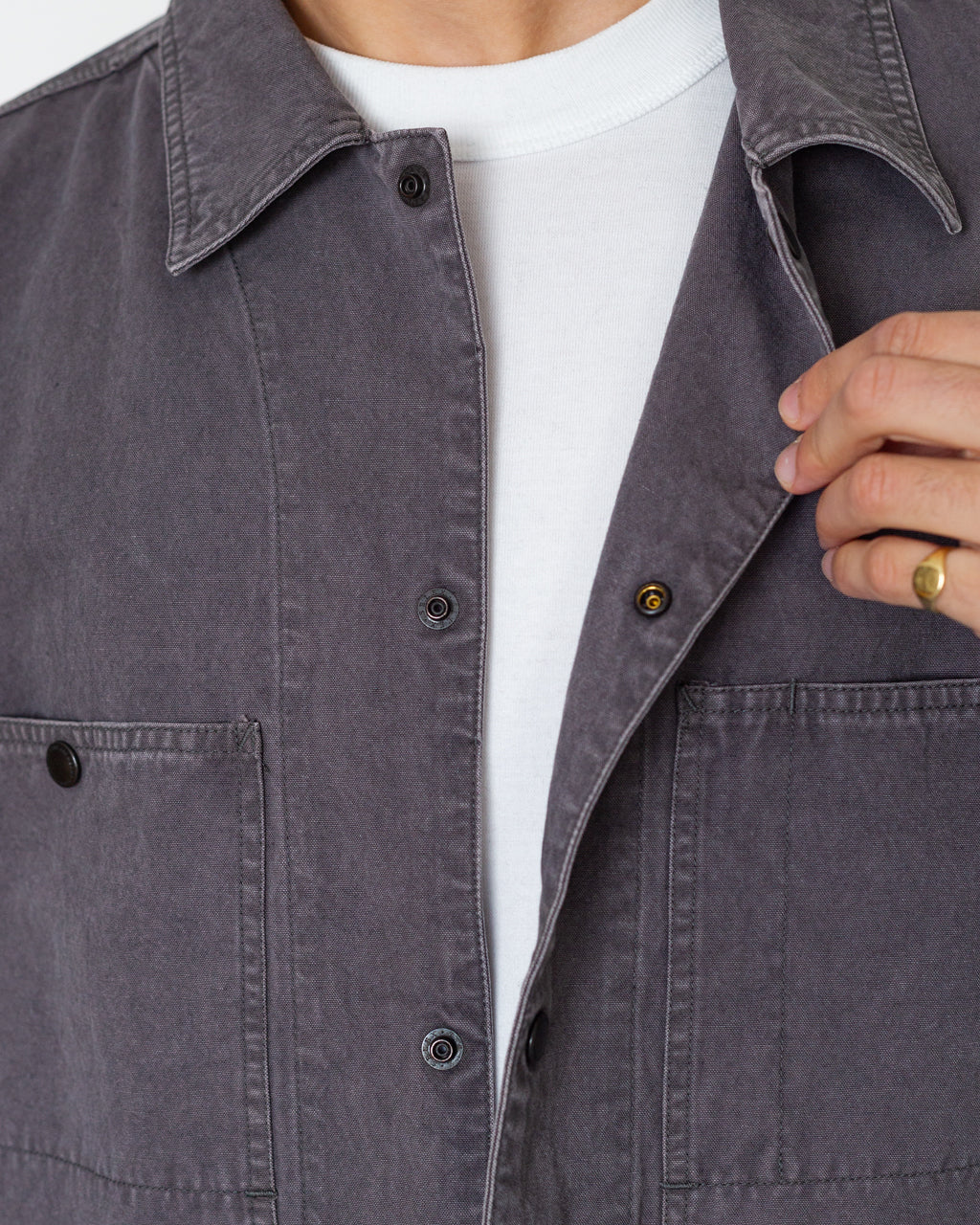 Coverall Jacket - Grey Purple
