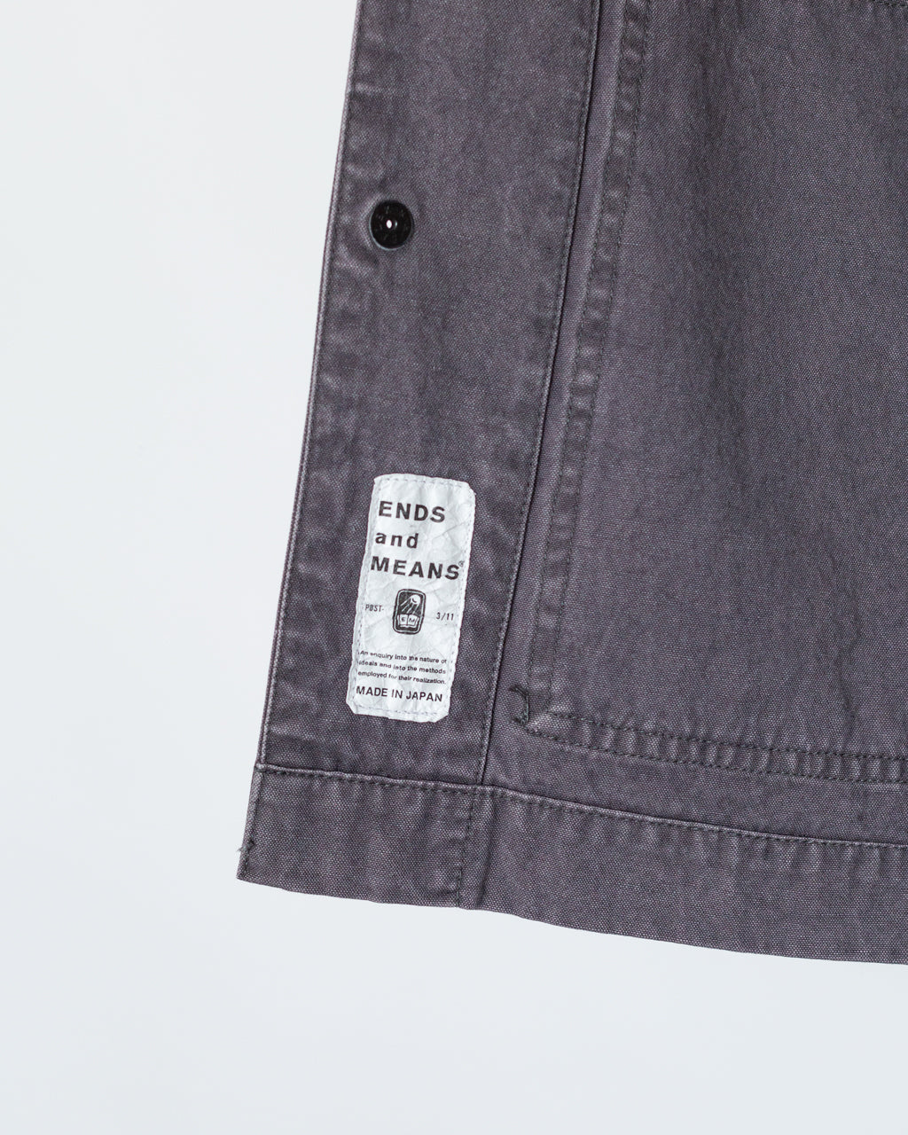Coverall Jacket - Grey Purple