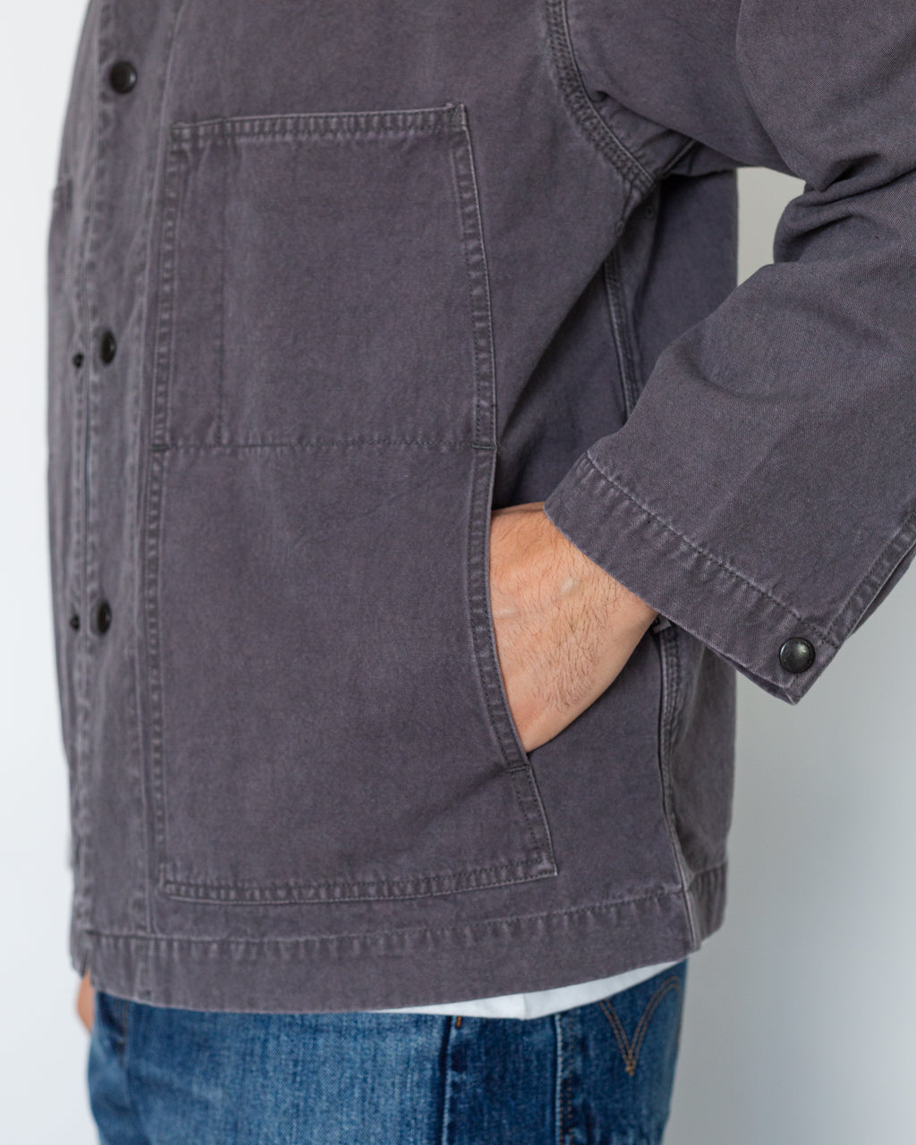 Coverall Jacket - Grey Purple