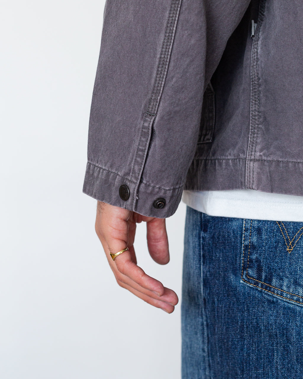Coverall Jacket - Grey Purple