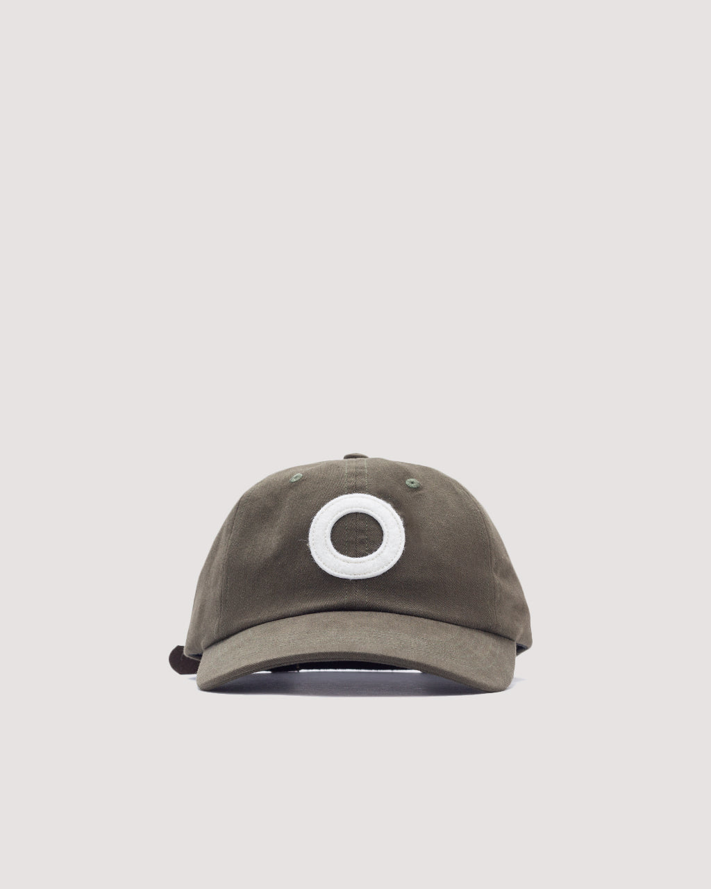 O 6 Panel Hat - Olive Green