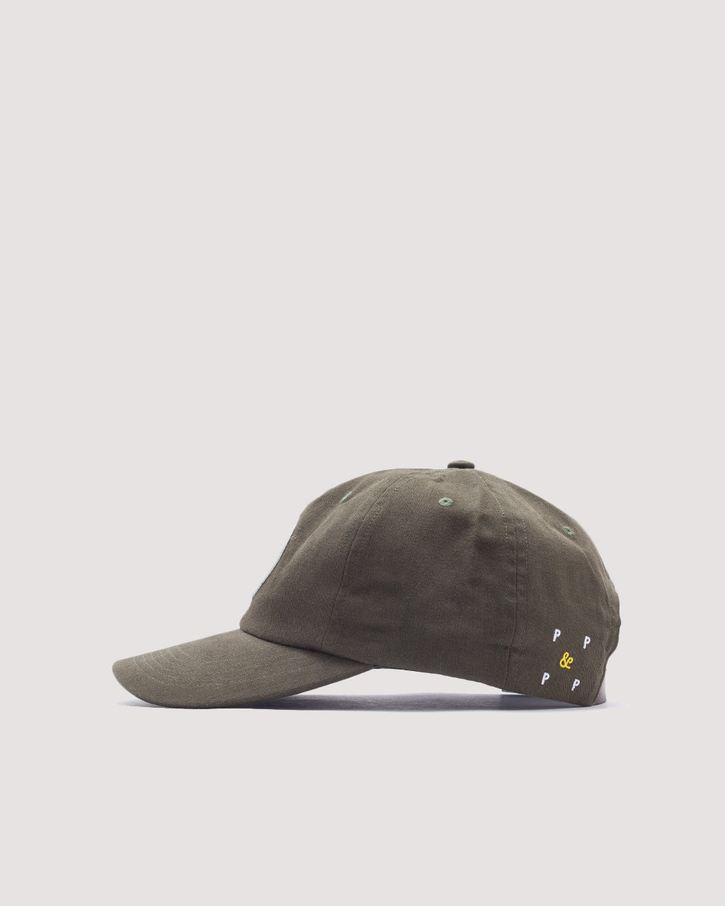 O 6 Panel Hat - Olive Green