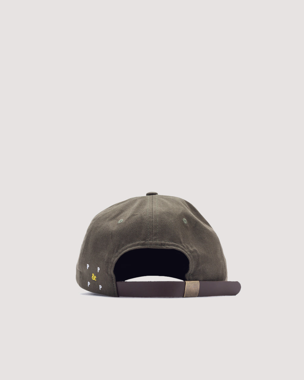 O 6 Panel Hat - Olive Green