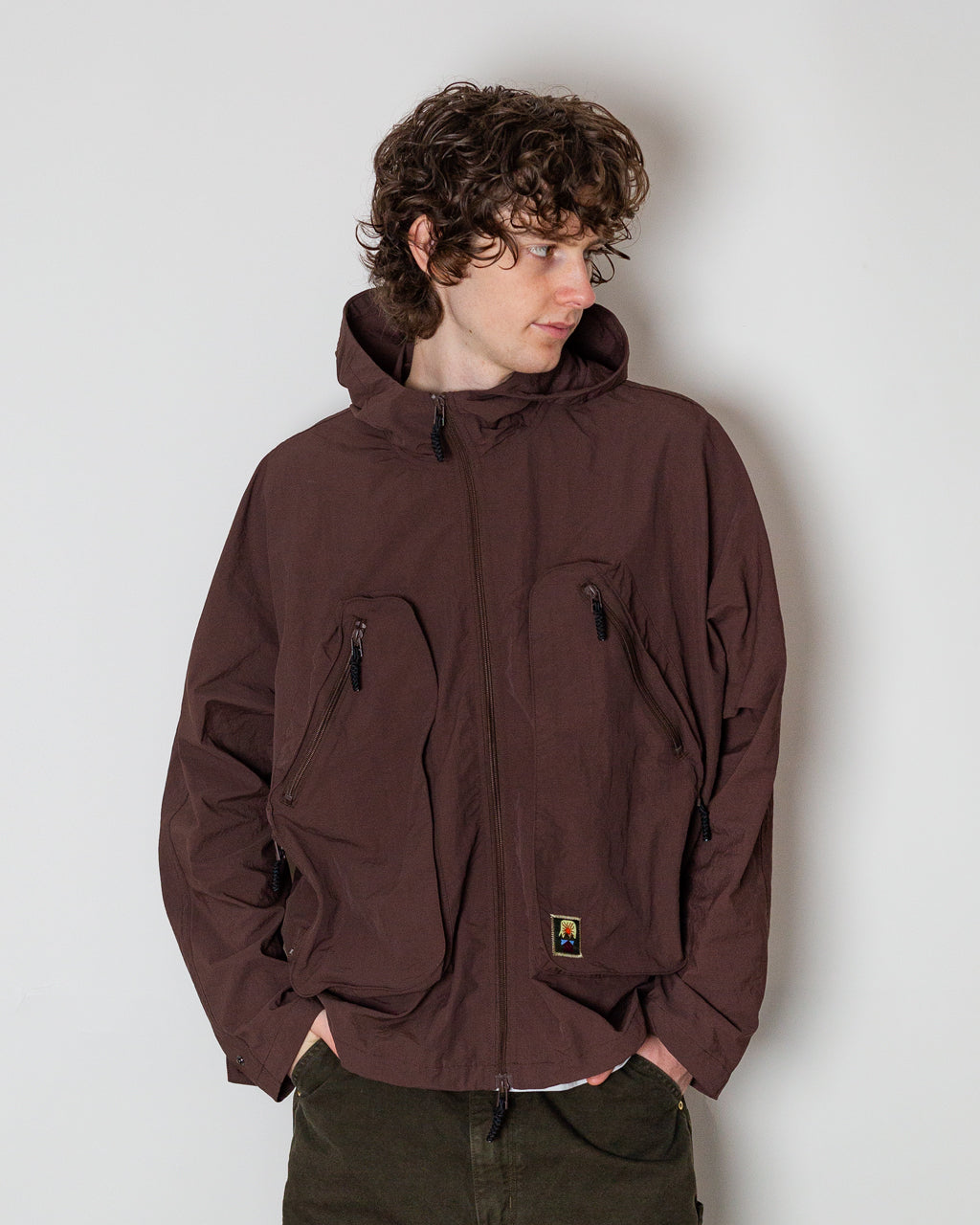 Dolman Sleeve Jacket - Brown