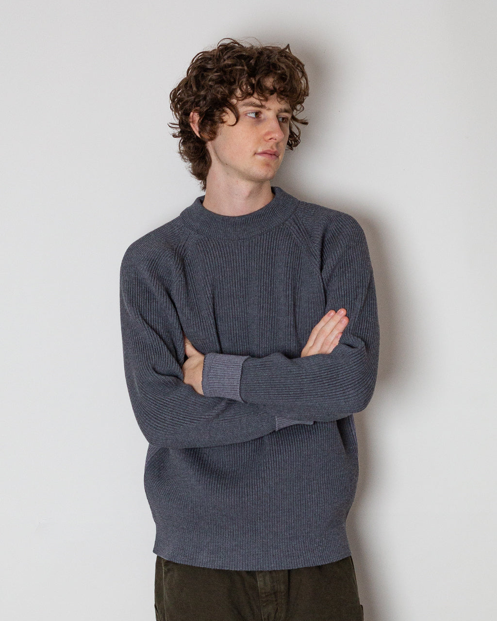 Render Mock Neck - Strata Grey