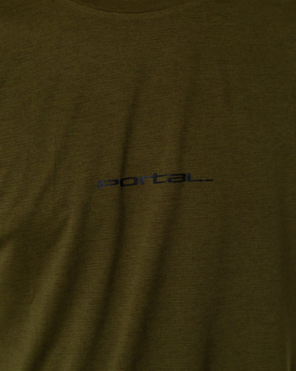 Lateral Peak S/S T-Shirt - Dark Olive Wordmark