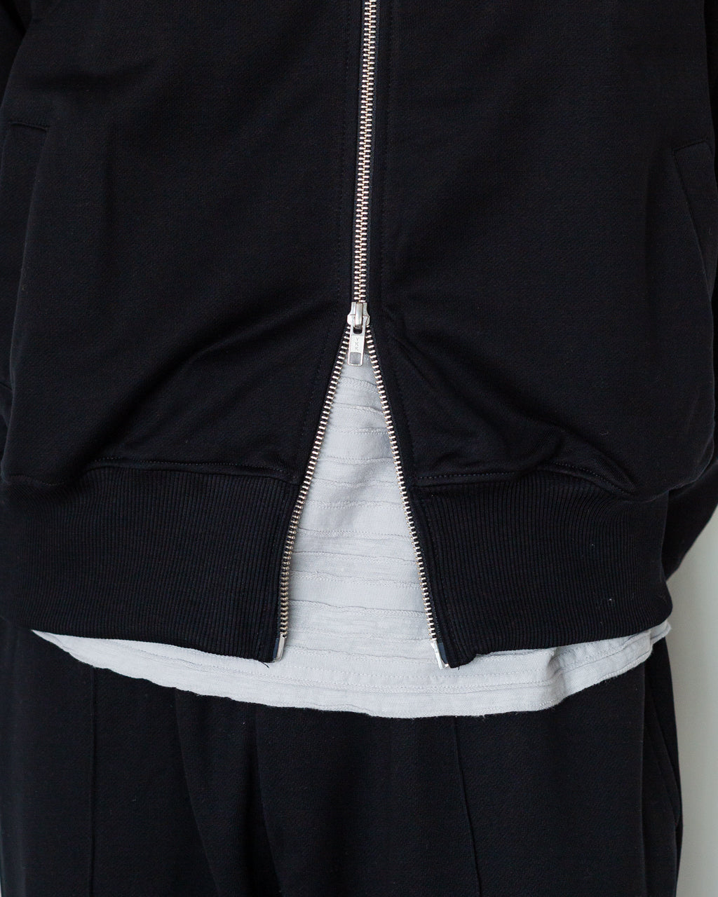 Collegiate Track Top - Black