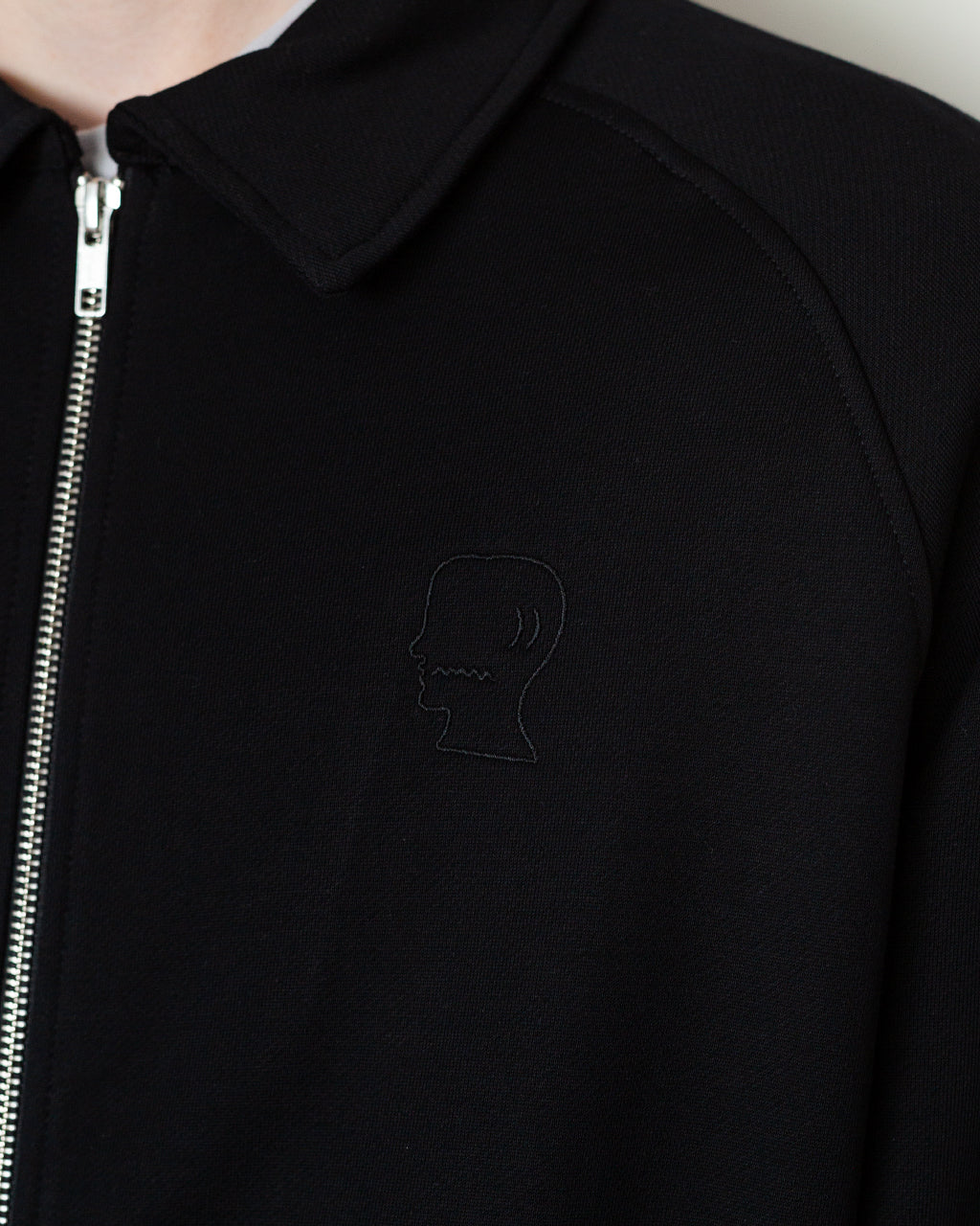 Collegiate Track Top - Black