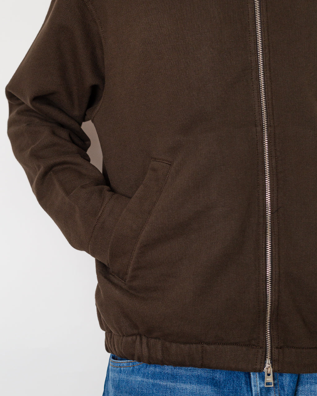 Hornidal Loopback Track Jacket - Delicioso Brown