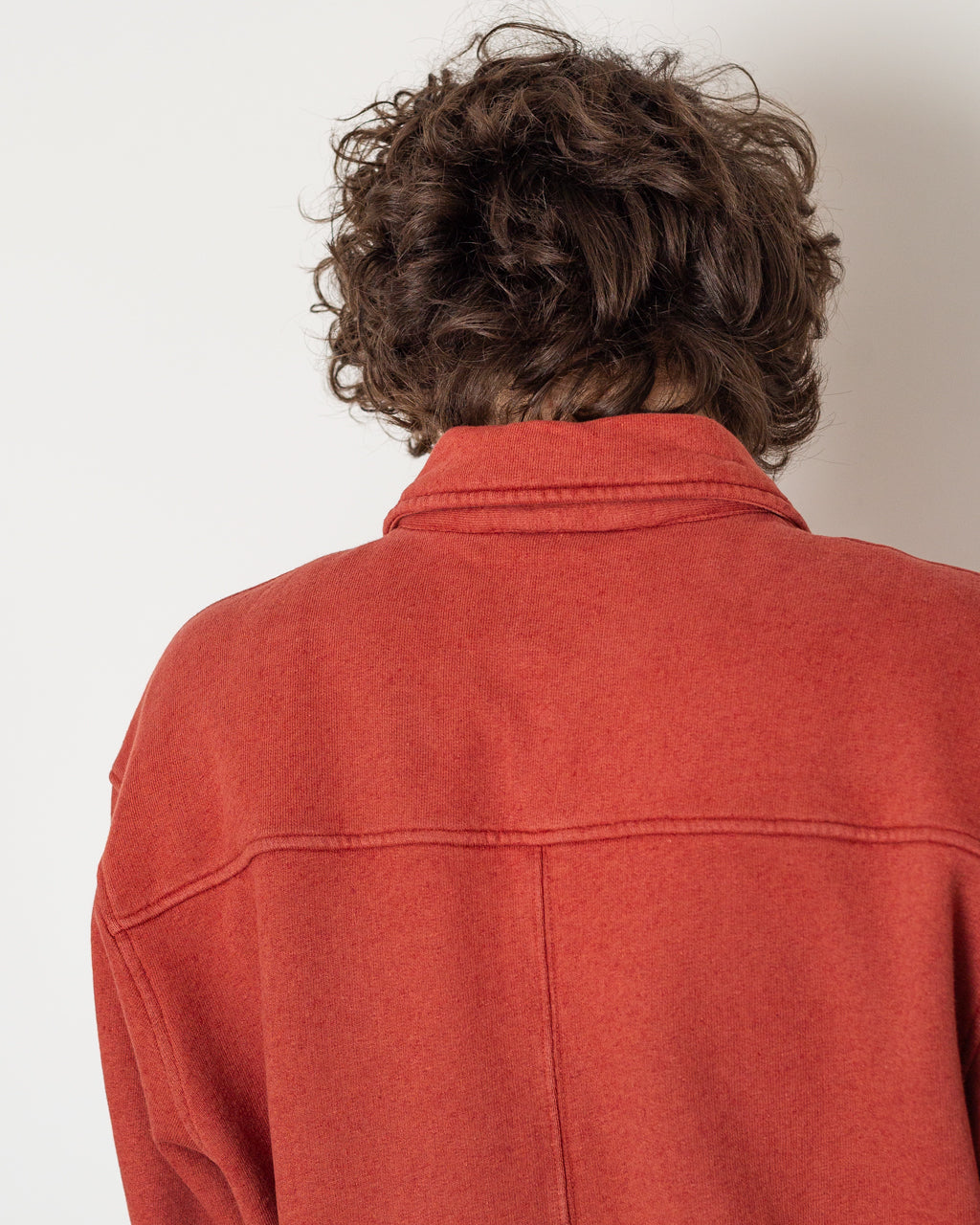 Fynshav Cotton Linen Loopback Jacket - Cowhide