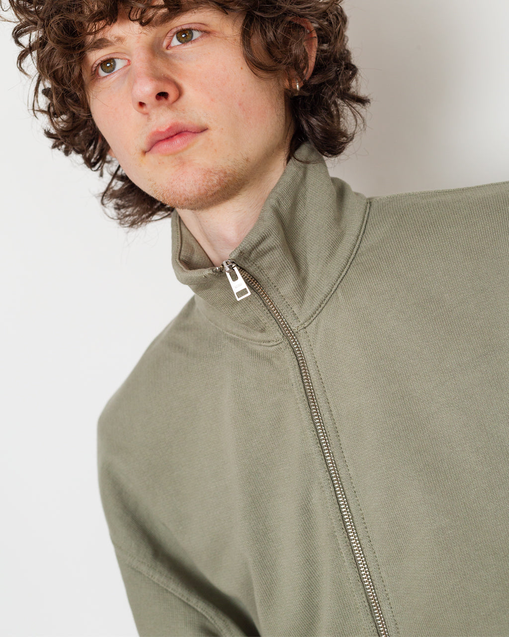 Hornidal Loopback Track Jacket - Vetiver