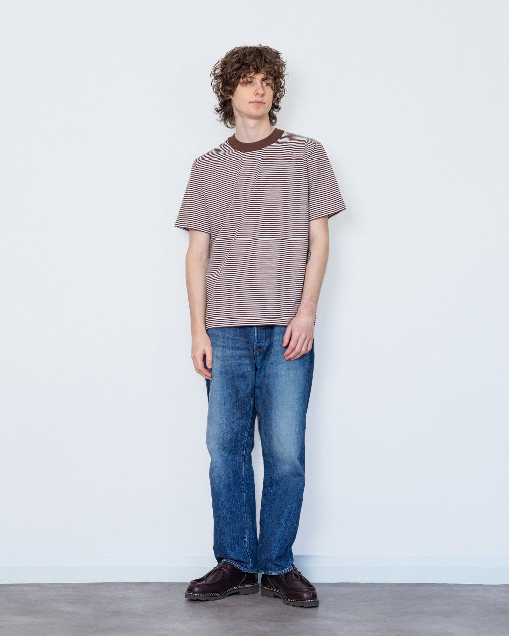 Heritage Striped T-Shirt - Lacet/Milk