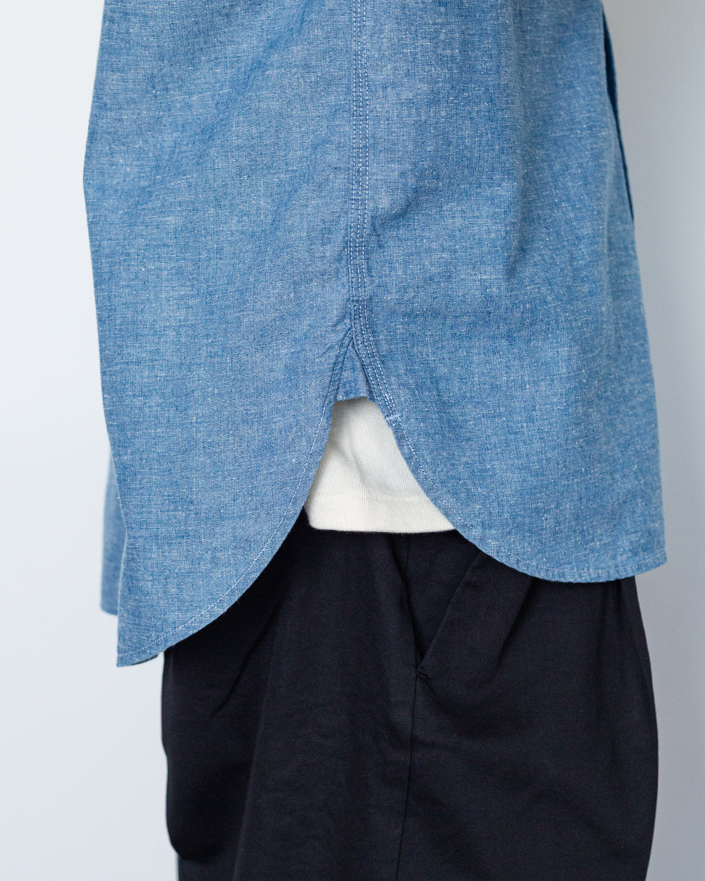 Briggs LS Damaged - Light Chambray