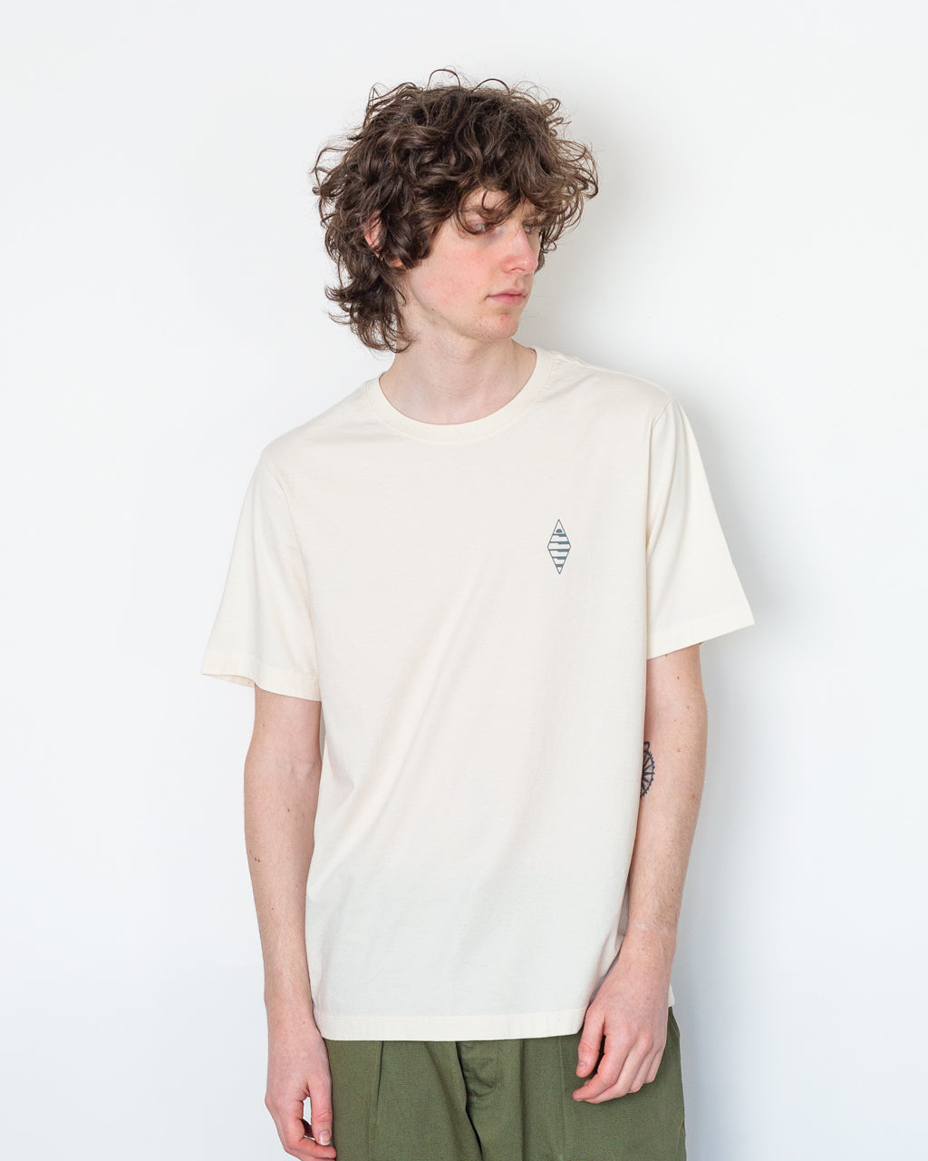 Water People Spotter Tee - Undyed Natural