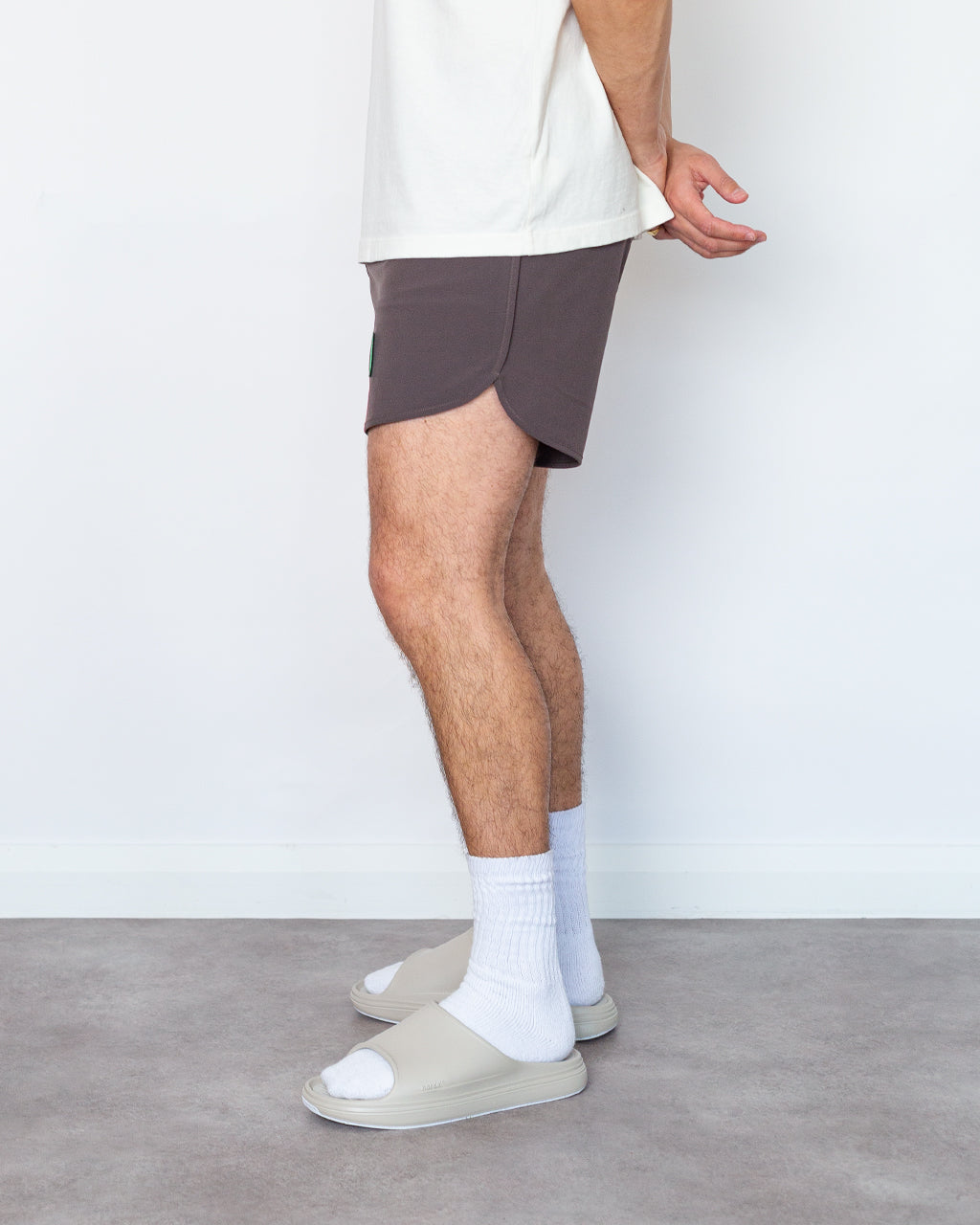 5 Inch Training Short - Dark Taupe