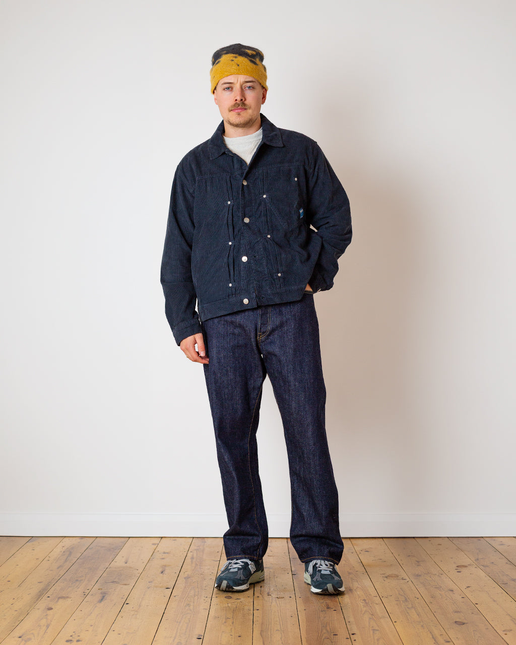 Trucker Jacket - Deep Navy Cord