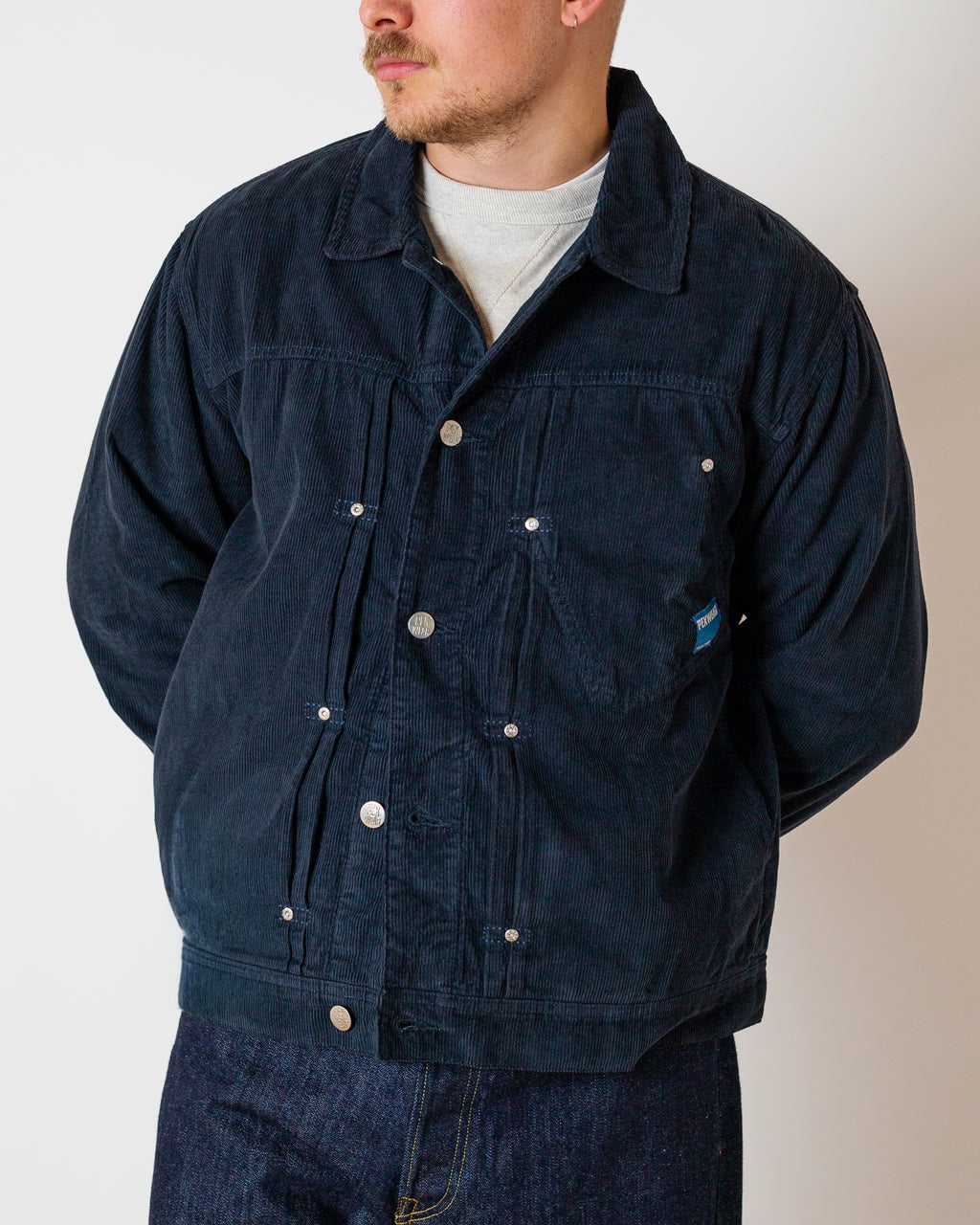 Trucker Jacket - Deep Navy Cord