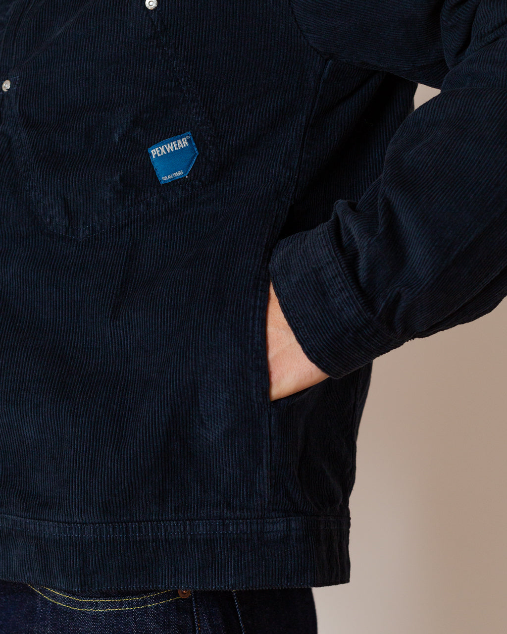 Trucker Jacket - Deep Navy Cord