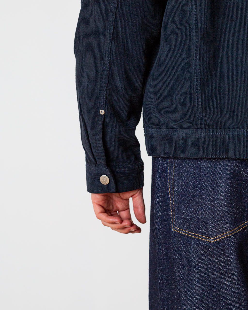 Trucker Jacket - Deep Navy Cord