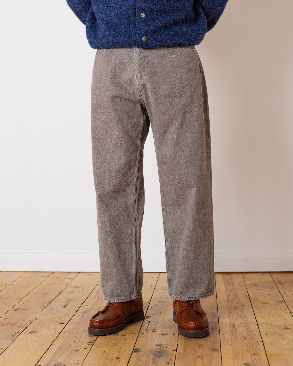 Relaxed 5 Pocket Jean - Washed Mocha
