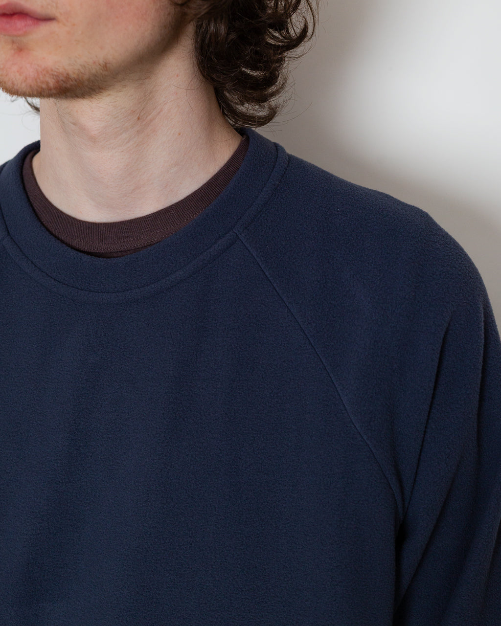 Micro D Crew Neck - Smolder Blue