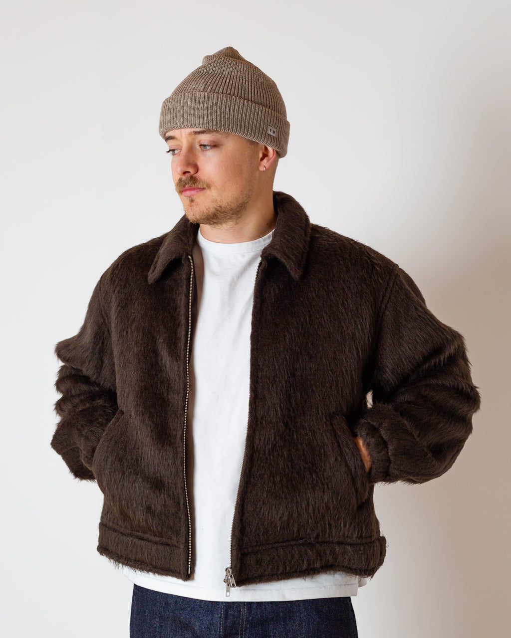 Shaggy Blouson - Brown