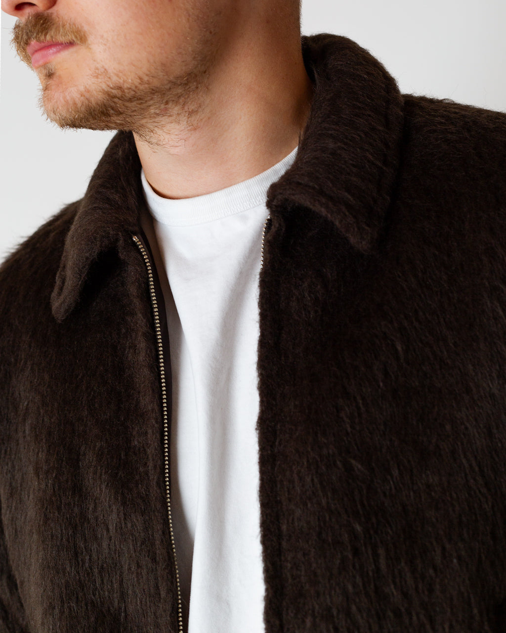 Shaggy Blouson - Brown