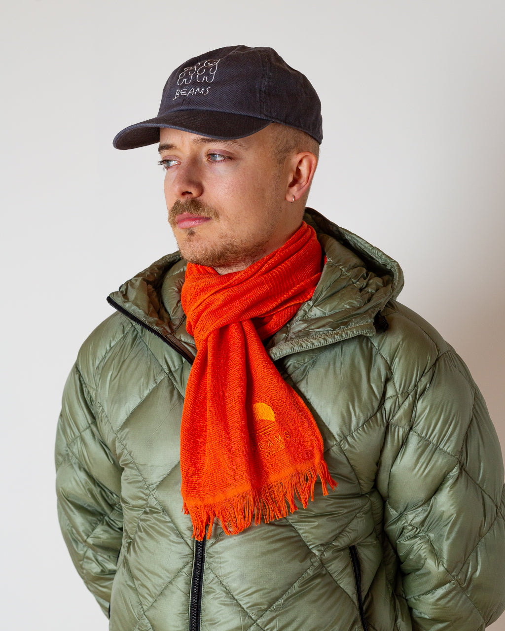 MIYAZAKI TOWEL SCARF  - Orange