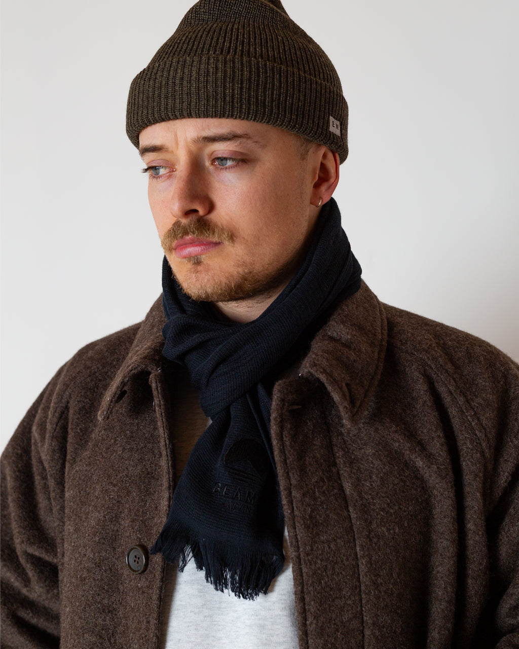 MIYAZAKI TOWEL SCARF  - Black