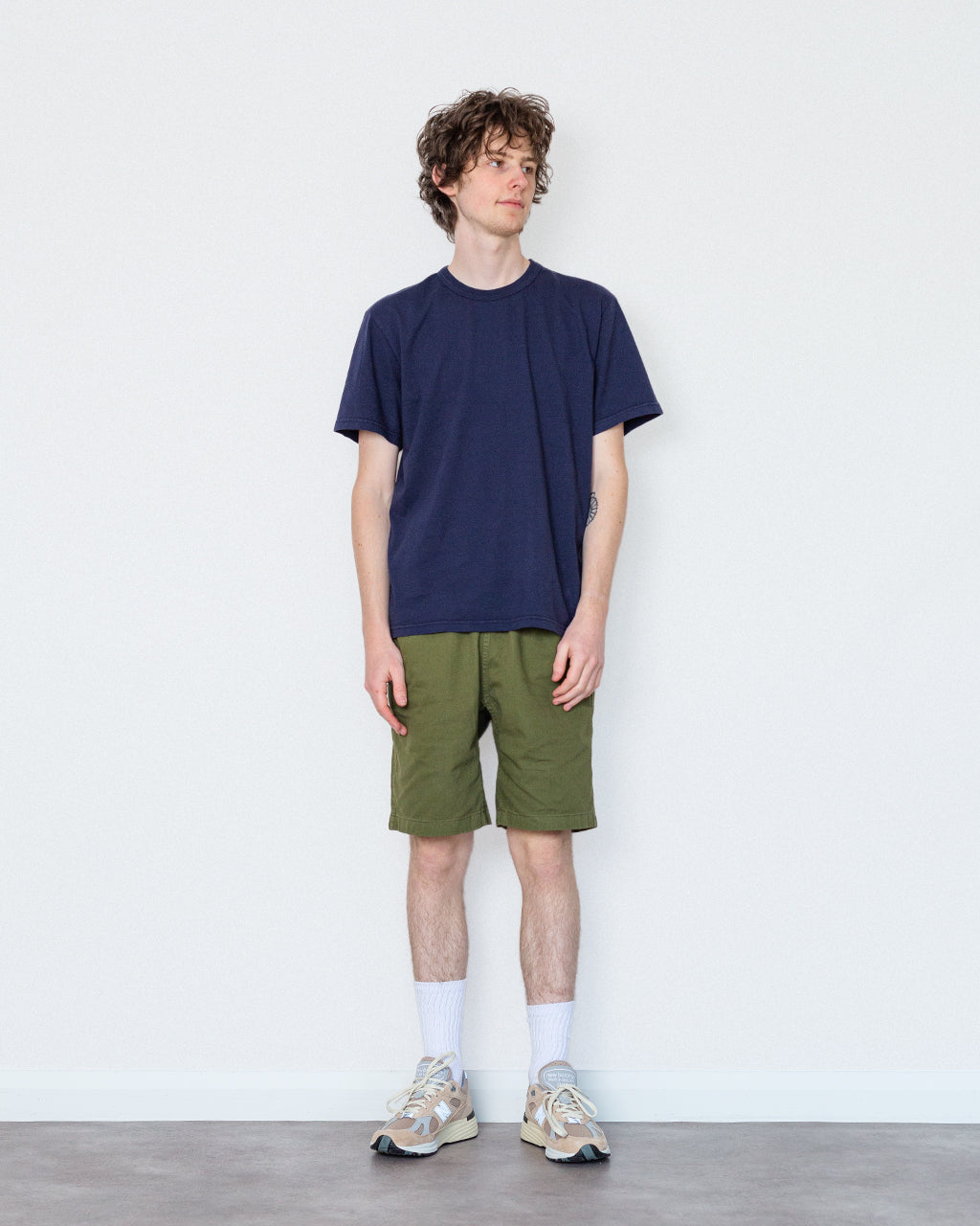 Initial Tee - Dark Navy