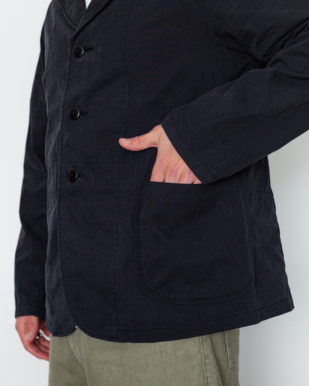 Ripstop Hospital Jacket - Black
