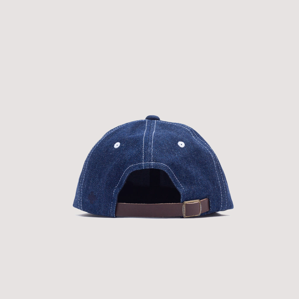 6 Panel Herringbone - Indigo