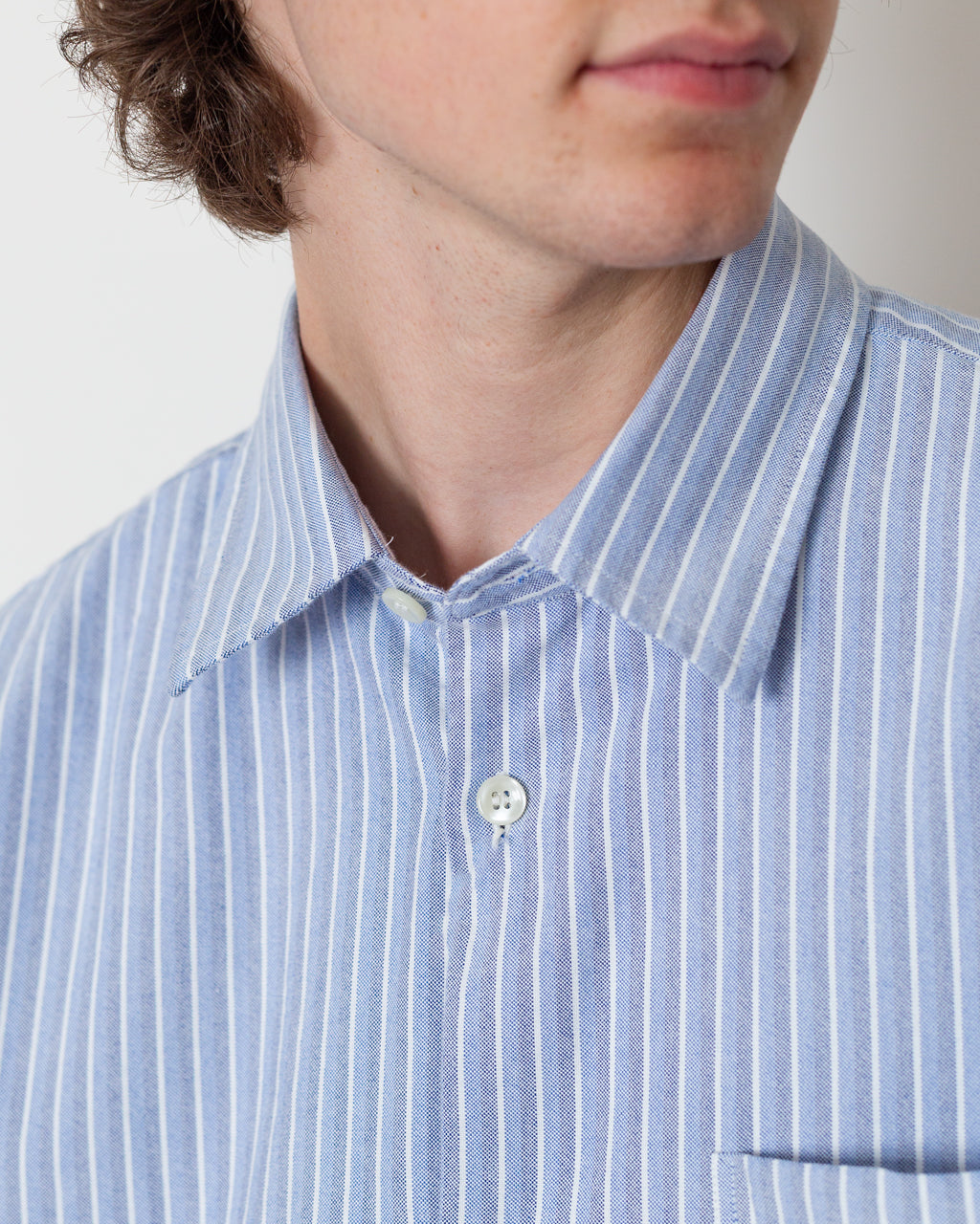 Volund Oxford Shirt - Blue Bonnet/White