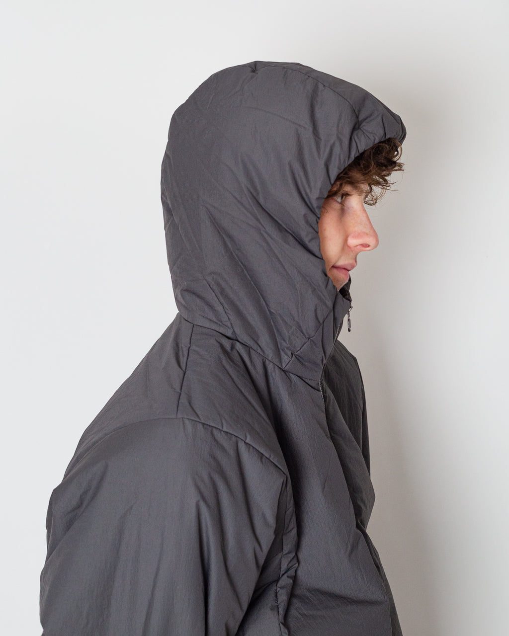 Tsubai Insulated Hoodie - Lunar Grey