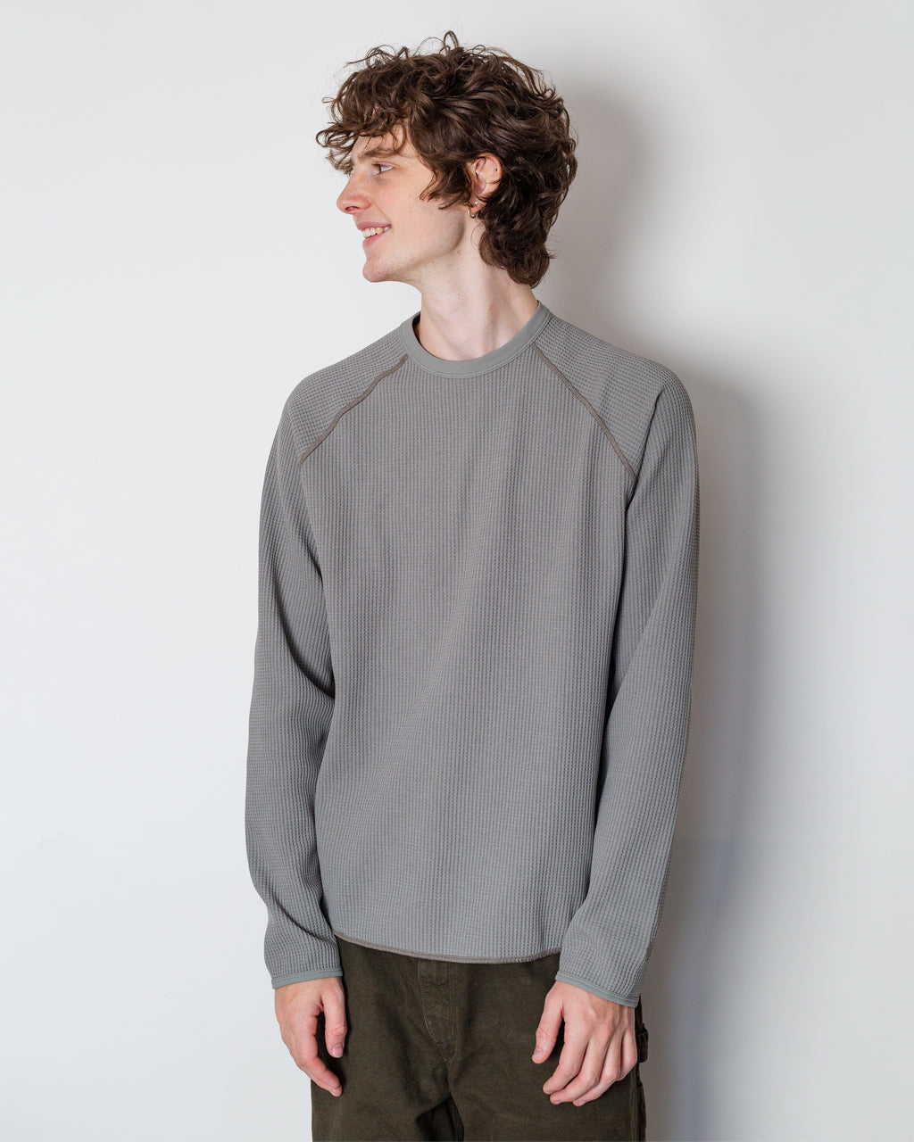 Waffle Light L/S T-Shirt - Arid Beige