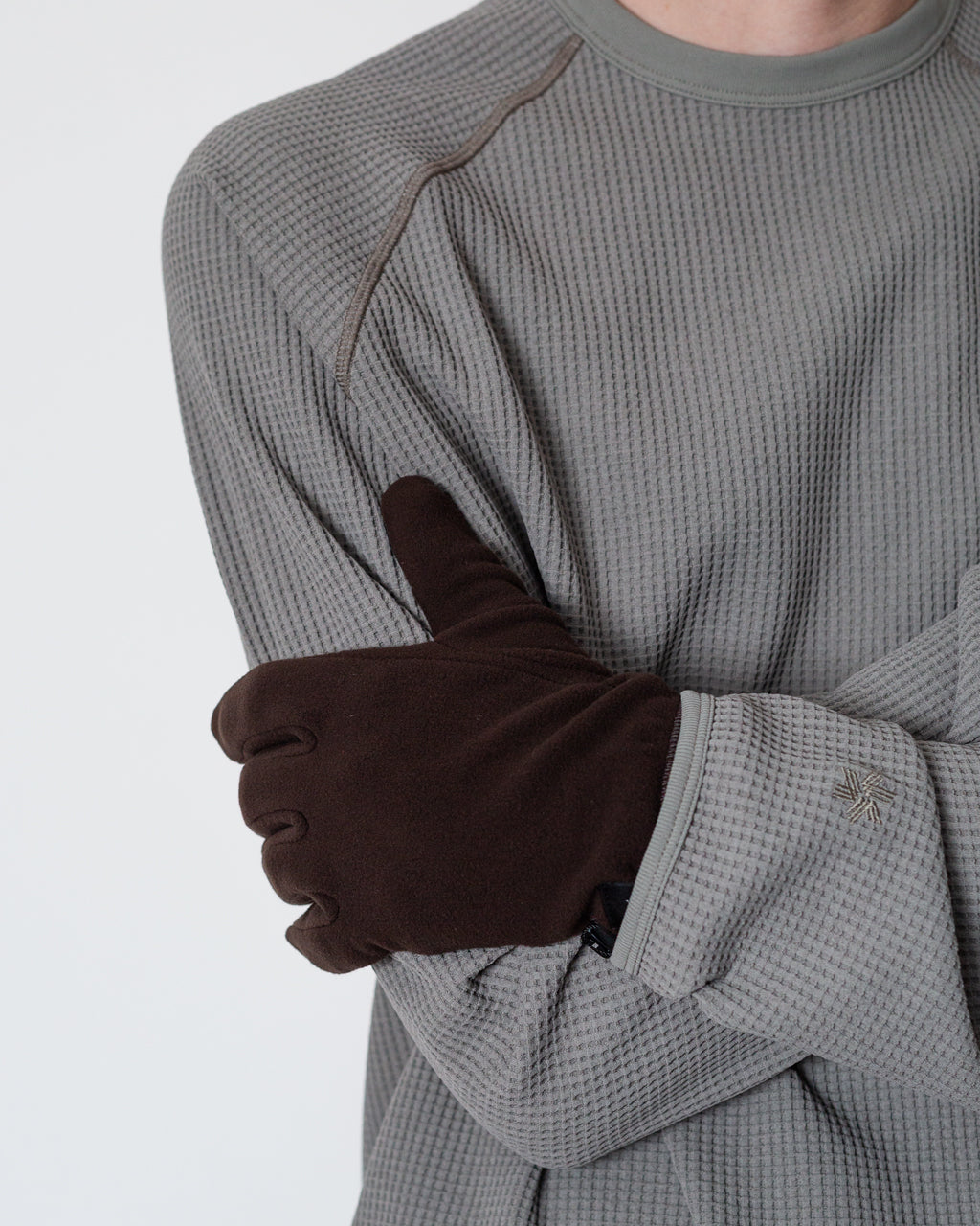 Polartec Wind Pro Glove - Jet Brown