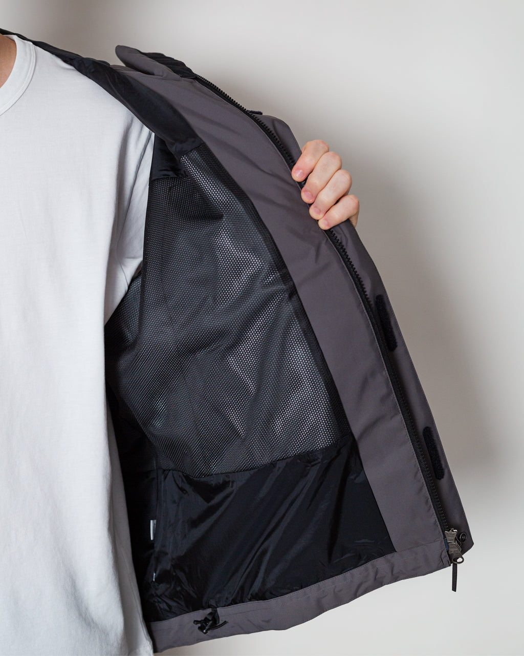 Barite 2L Shell Jacket - Lunar Grey