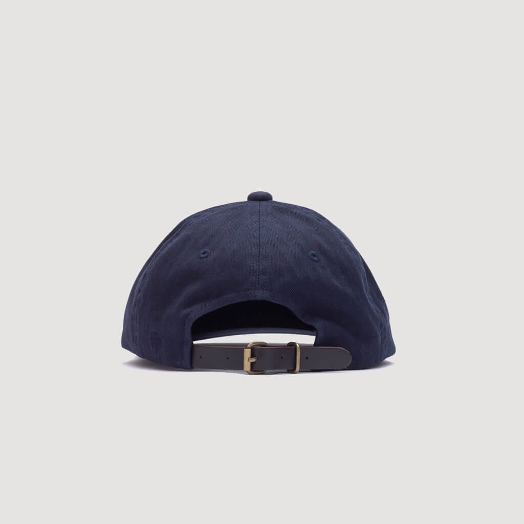6 Panel Herringbone - Navy
