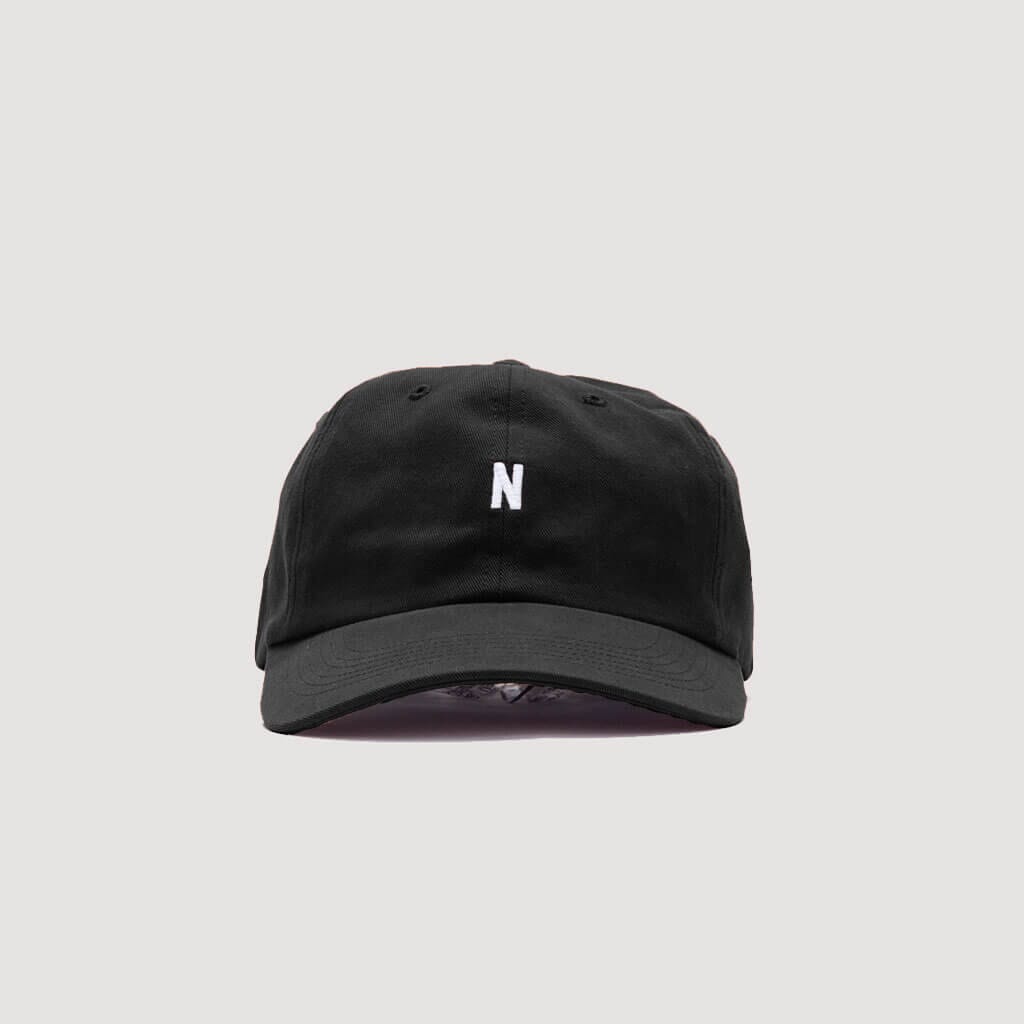 Twill Sports Cap - Black